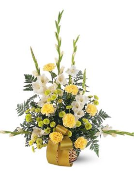 Vibrant Yellow Basket