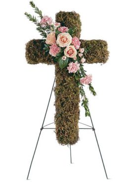 Pink Bouquet Cross