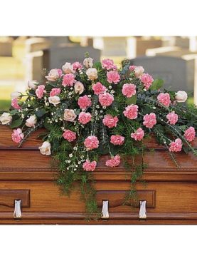 Heavenly Pink Casket Spray