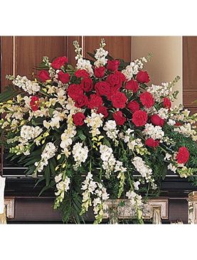 Cherished Moments Casket Spray