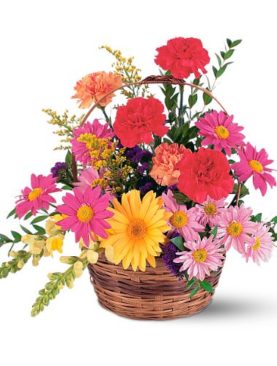 Vibrant Basket Arrangement