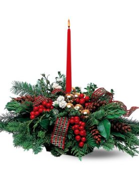 Single Candle Centerpiece