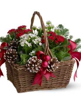 Christmas Garden Basket